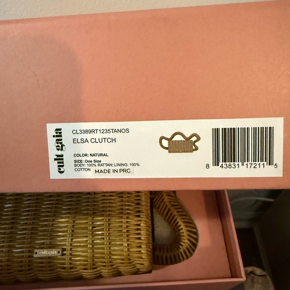 SOLD OUT DO NOT BUY Cult Gaia Elsa Clutch New In Box - Picture 4 of 7